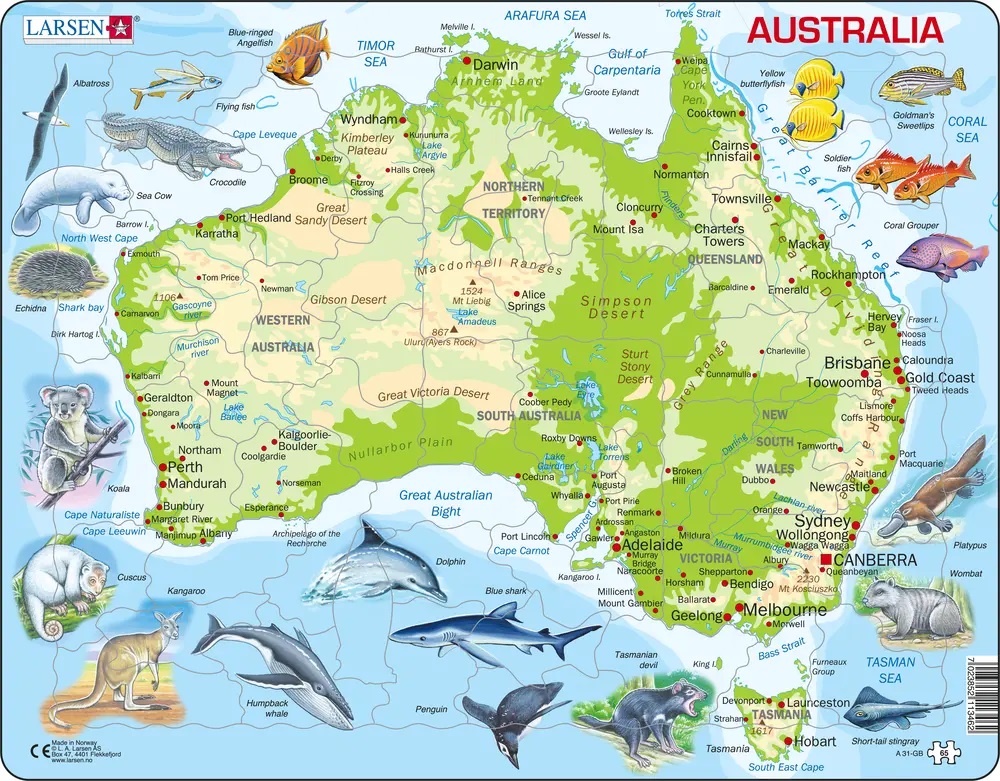 Larsen Puzzle - Austrália : A31-GB