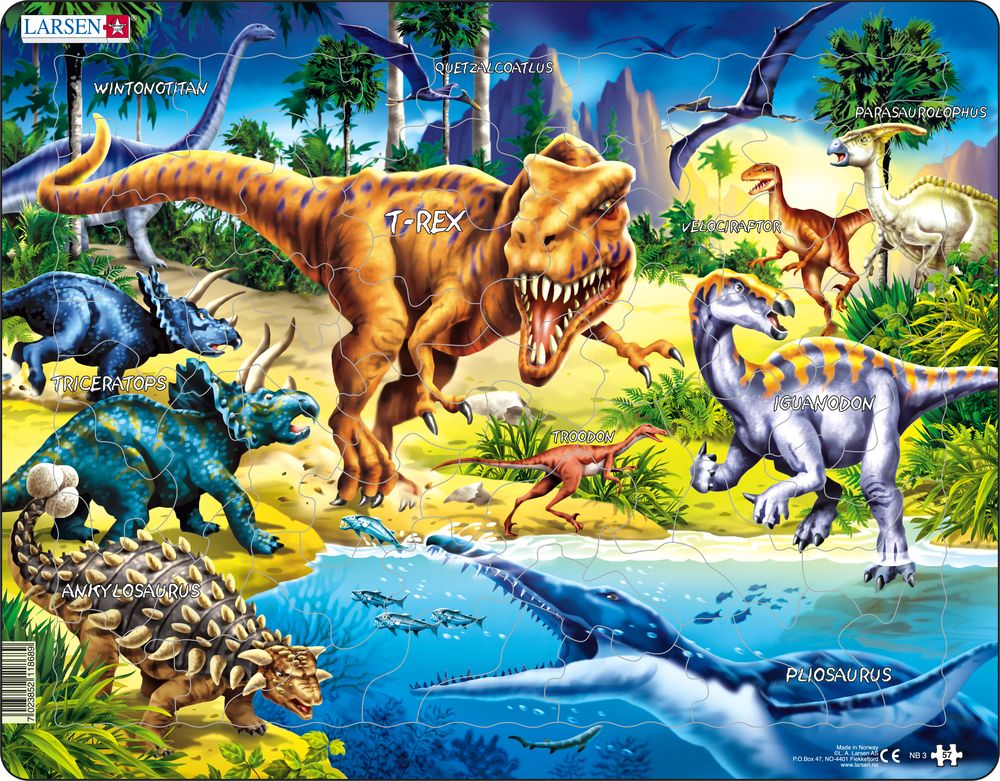 Larsen Puzzle - Dinosaurus Rex : NB3