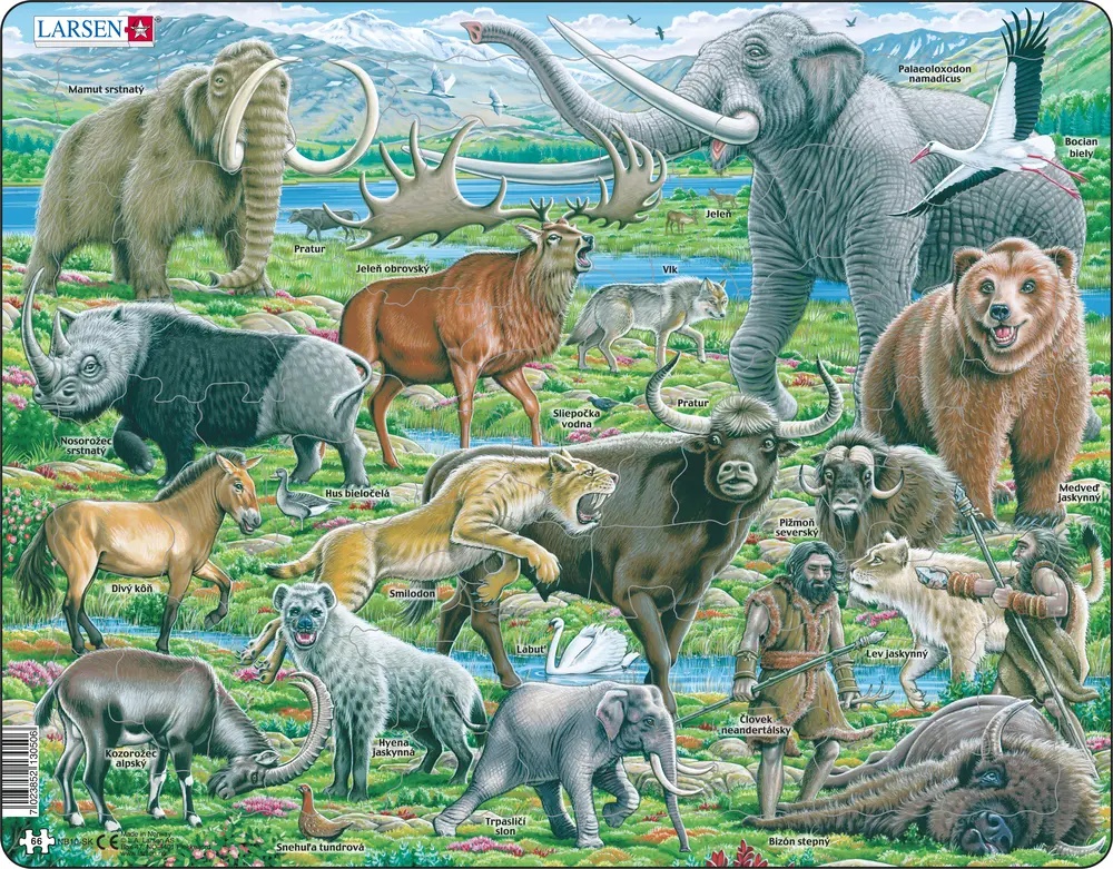 Larsen Puzzle - Zvieratá - neandertálske obdobie : NB10