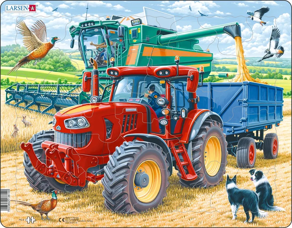 Larsen Puzzle - Traktor a kombajn : PG9