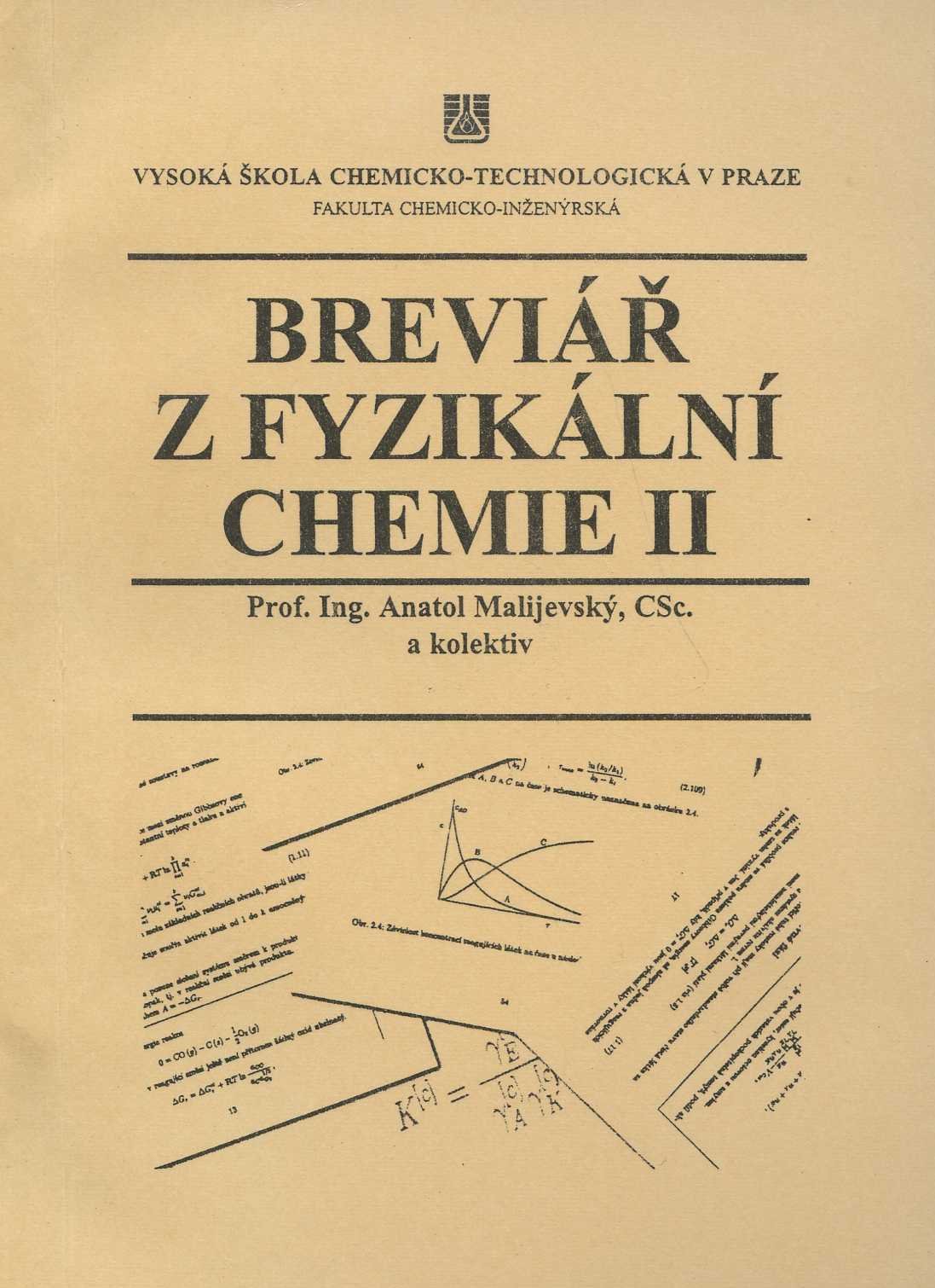 Breviář z fyzikální chemie II