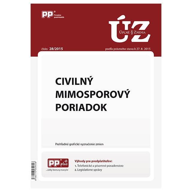 UZZ 28/2015 Civilný mimosporový poriadok