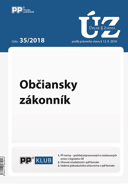 UZZ 35/2018 Občiansky zákonník