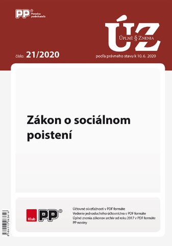 UZZ 21/2020 Zákon o sociálnom poistení