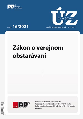 UZZ 16/2021 Zákon o verejnom obstarávaní