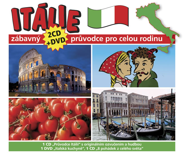 Itálie - Zábavný průvodce pro celou rodinu - 2CD + DVD