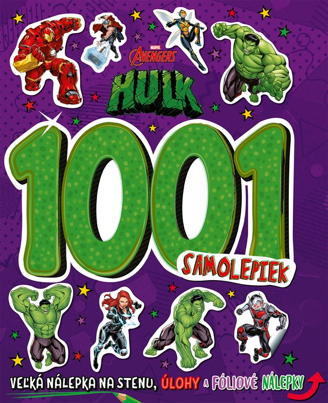 Marvel Avengers Hulk 1001 samolepiek