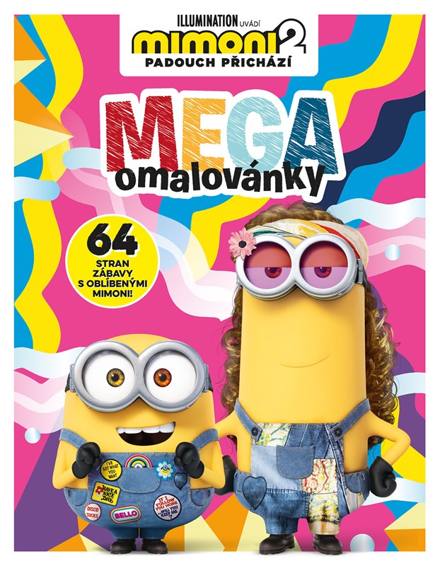 Mimoni 2 Mega omalovánky