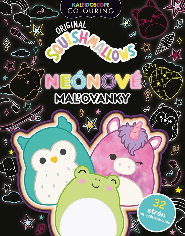 Squishmallows - Neonové maľovanky