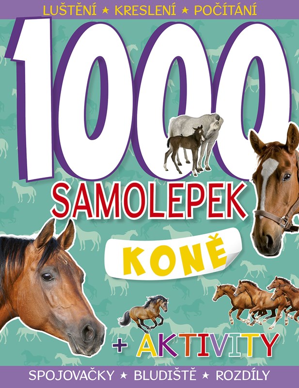 1000 samolepek – Koně