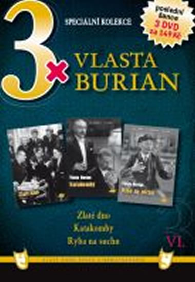 3x DVD - Vlasta Burian VI.