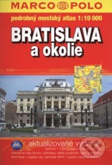 Bratislava a okolie atlas 1:10T MSLO