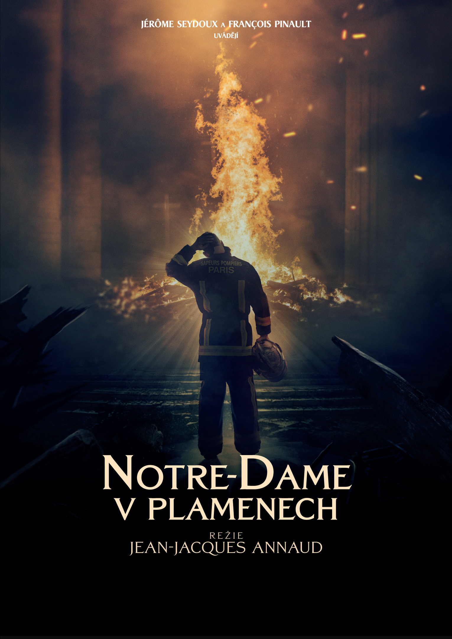 Notre-Dame v plamenech