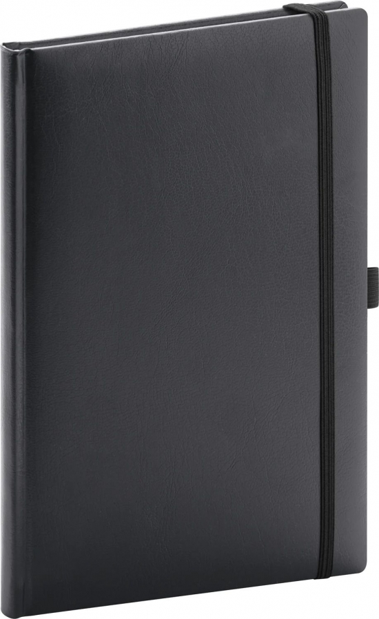 Notes Balacron 2025, čierny, linajkovaný, 15 x 21 cm