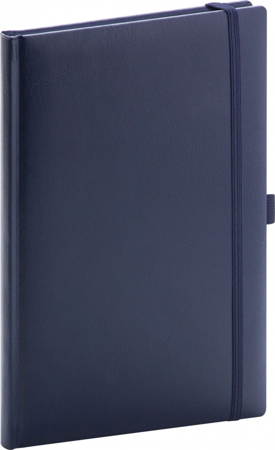 Notes Balacron 2025, tmavo modrý, linajkovaný, 15 x 21 cm