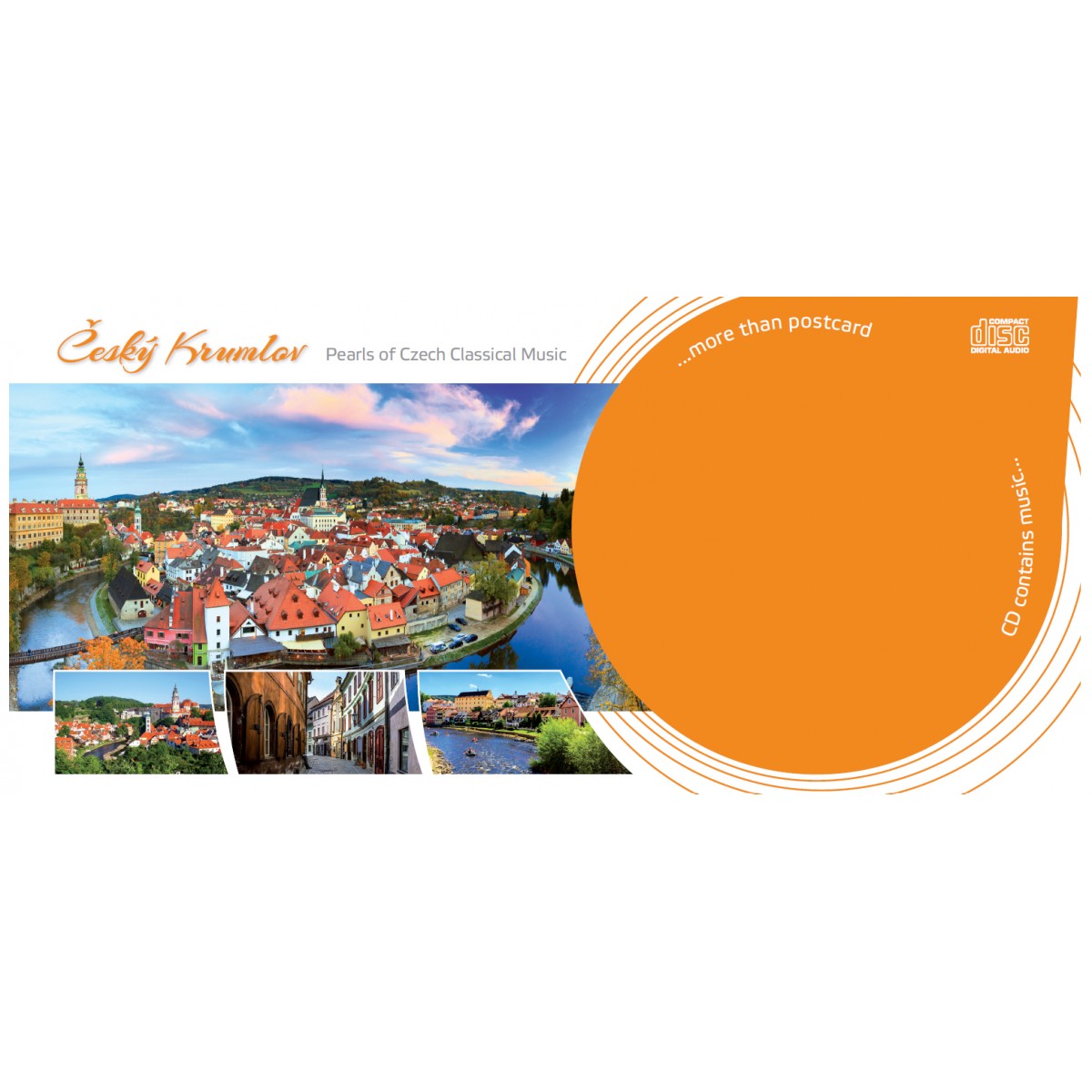 Pearls Of Czech Classical Music / Přání s CD - Český Krumlov