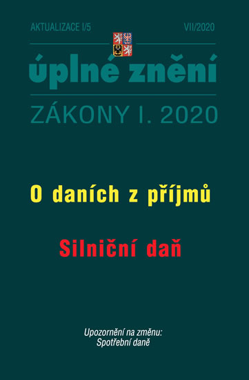 Aktualizace I/5 2020 O daních z příjmu, Silniční daň - Zmírnění dopadu pandemie nemoci COVID-19 na ekonomiku České republiky.