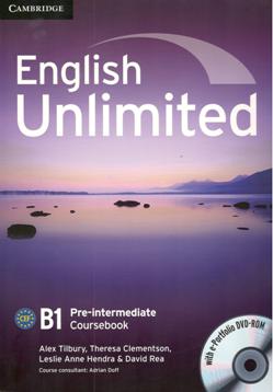English Unlimited B1 - Pre-intermediate: Coursebook