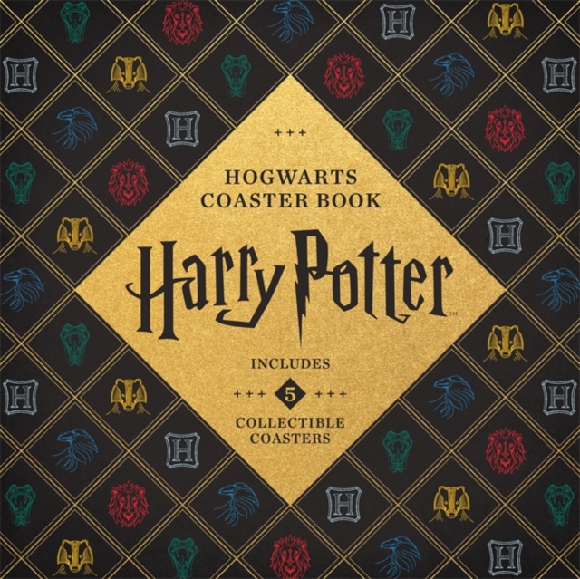 Harry Potter Hogwarts Coaster Book: Set of 5 Collectible Coasters