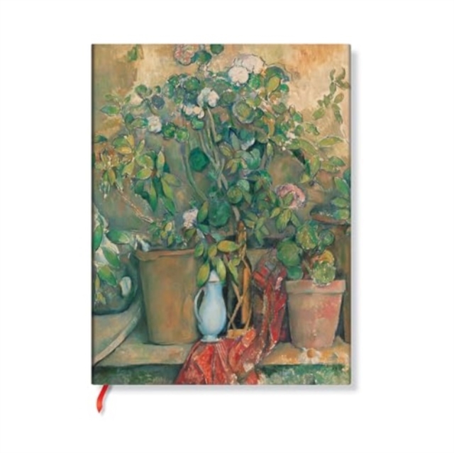 Cezanne’s Terracotta Pots and Flowers Midi Lined