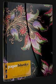 Paperblanks - adresár Floral Cascade Ebony