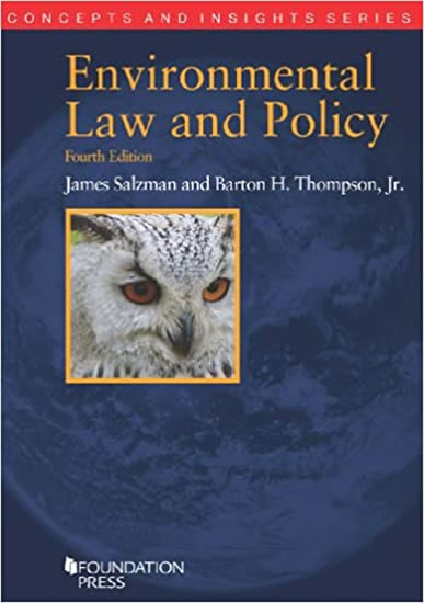 Environmental Law and Policy