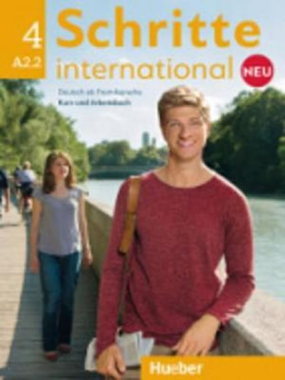 Schritte international Neu 4: Kursbuch + Arbeitsbuch mit Audio-CD