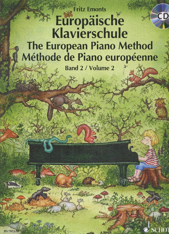 Europäische Klavierschule/The European Piano Method + CD