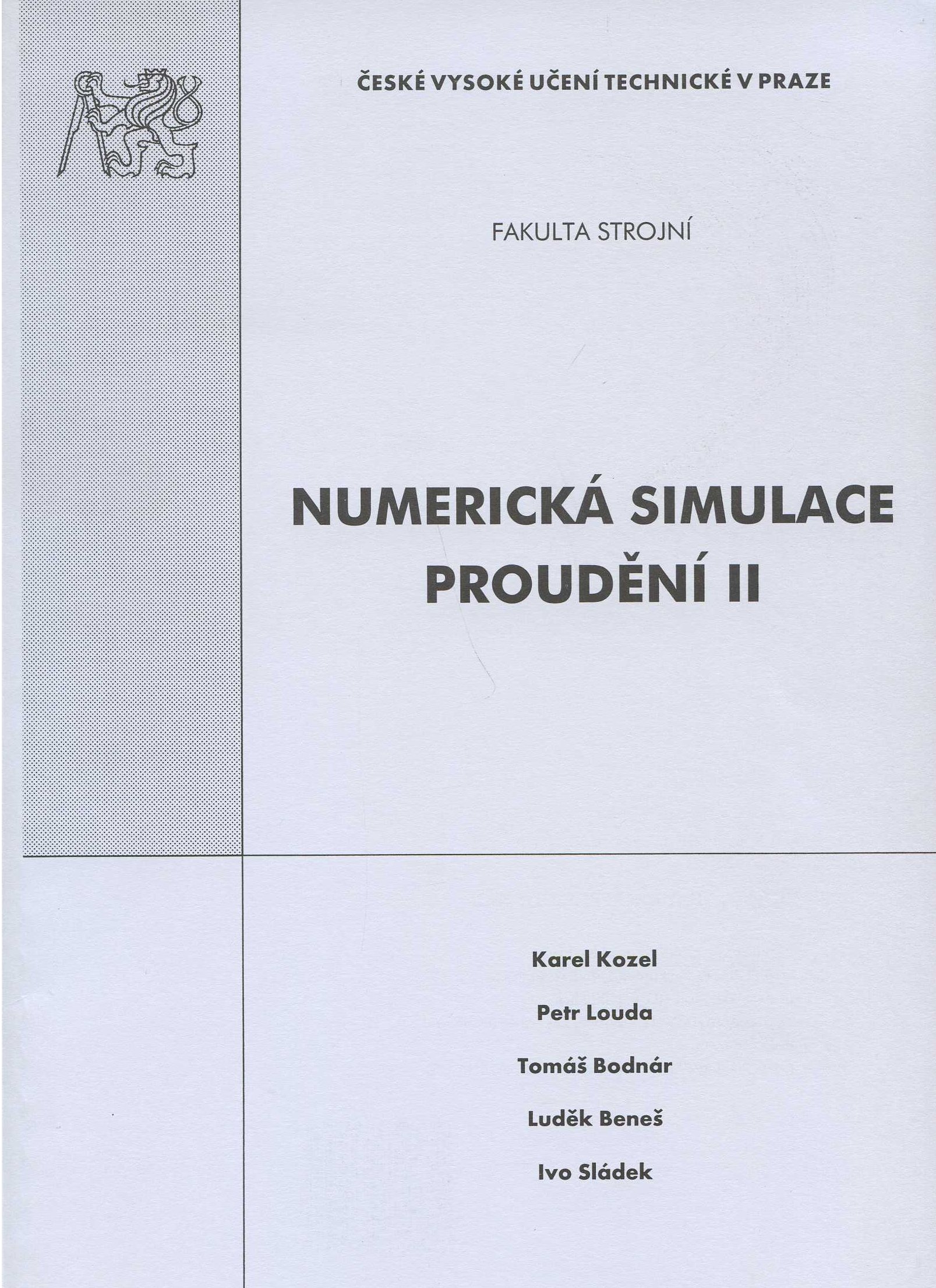 Numerická simulace proudění II
