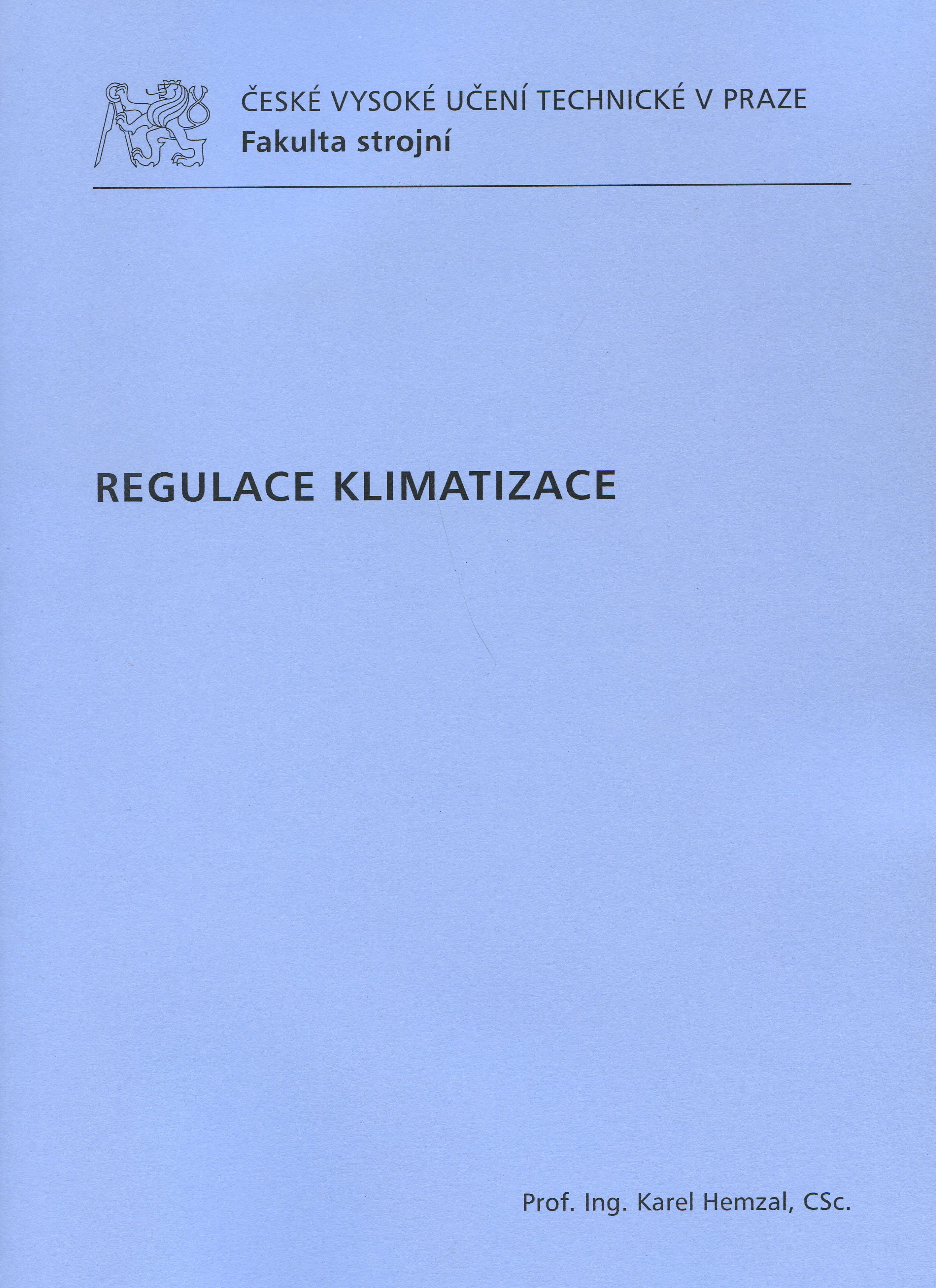 Regulace klimatizace