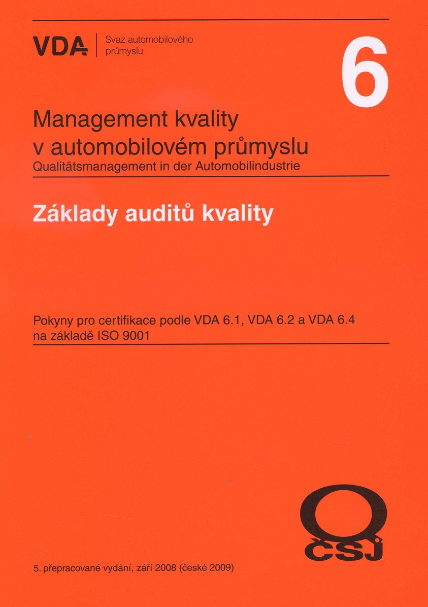Management kvality v automobilovém průmyslu VDA 6