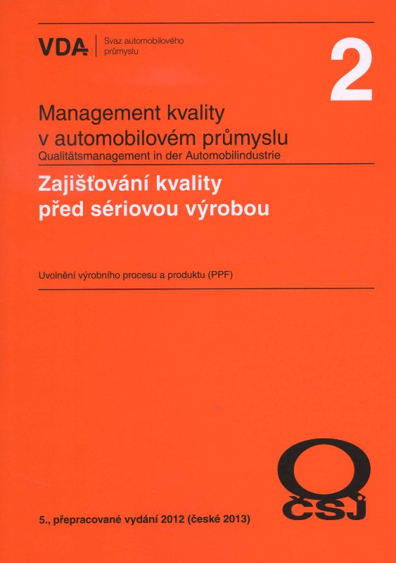 Management kvality v automobilovém průmyslu VDA 2