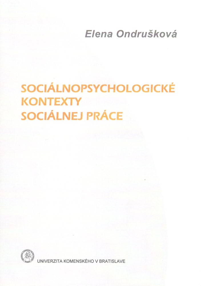 Sociálnopsychologické kontexty sociálnej práce