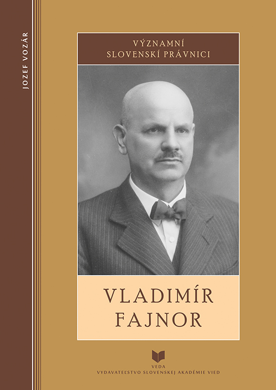Vladimír Fajnor - Významní slovenskí právnici