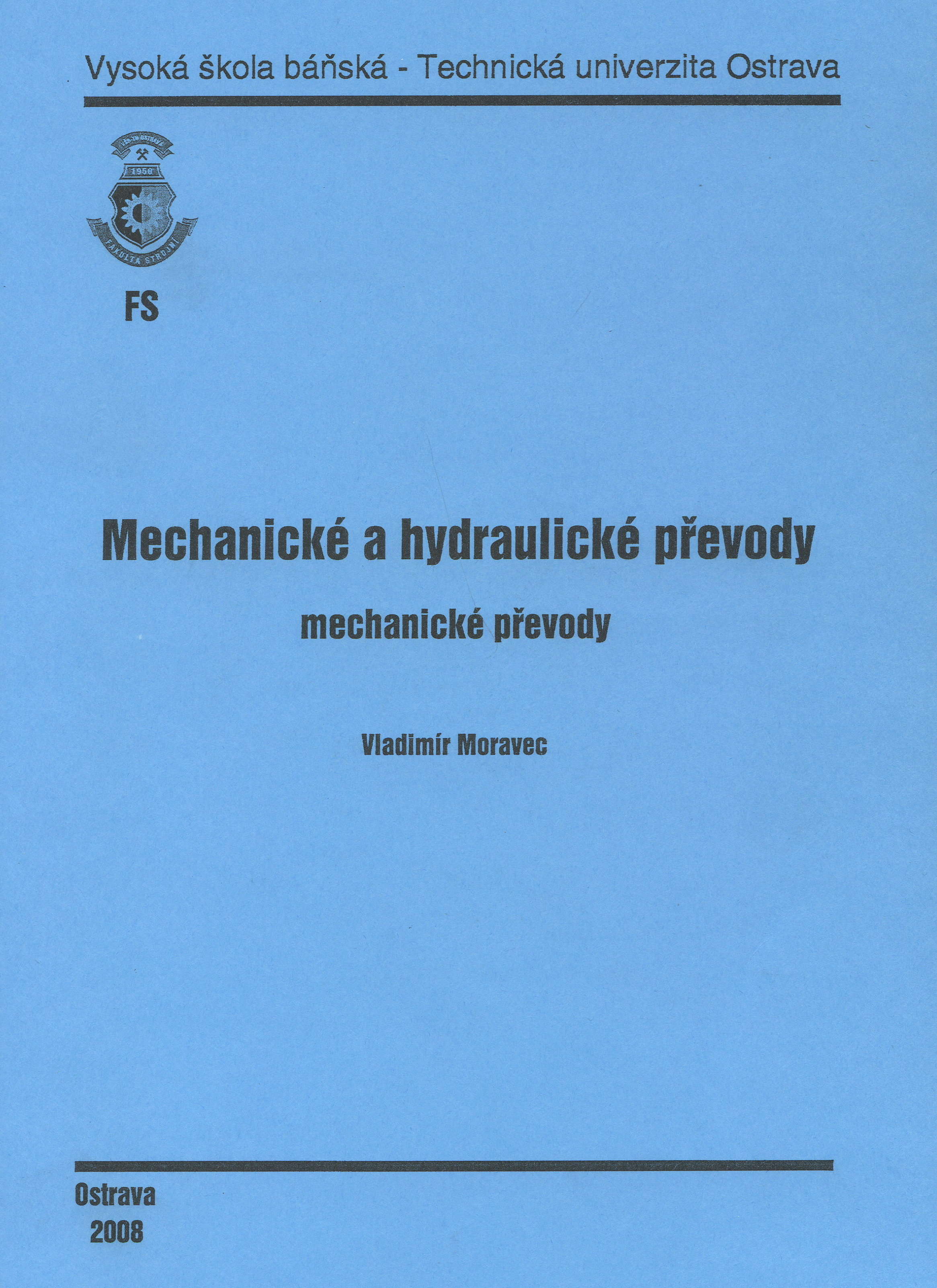 Mechanické a hydraulické převody