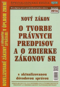 Zákon o tvorbe právnych predpisov a o zbierke zákonov SR