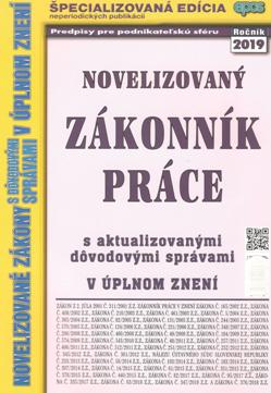 Novelizovaný Zákonník práce - ročník 2019