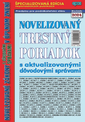 Novelizovaný Trestný poriadok