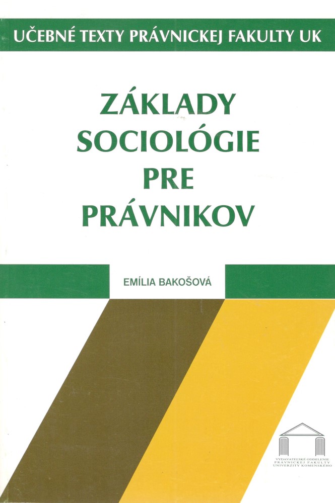 Základy sociológie pre právnikov