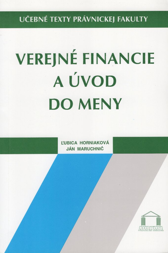 Verejné financie a úvod do meny