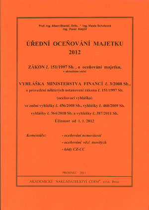 Úřední oceňování majetku 2012