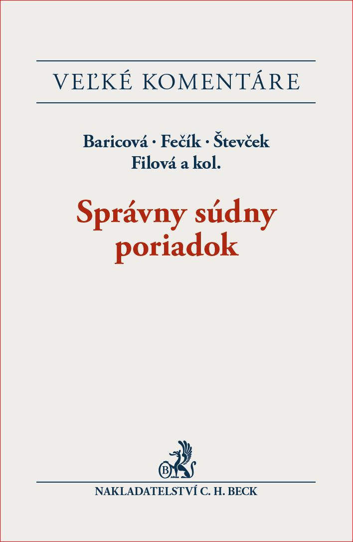 Správny súdny poriadok. Komentár