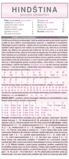 Hindština – souhrn gramatiky