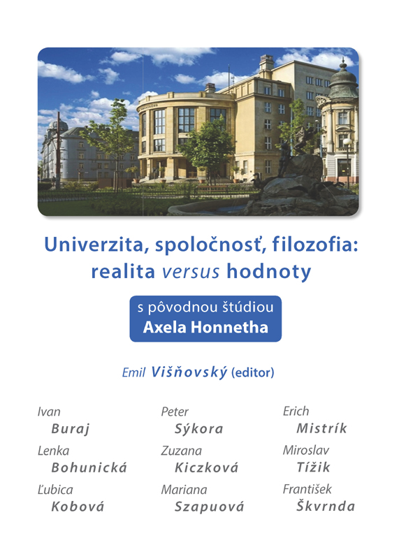 Univerzita, spoločnosť, filozofia: realita versus hodnoty