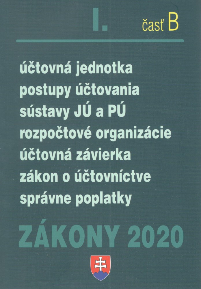 Zákony 2020 I. časť B