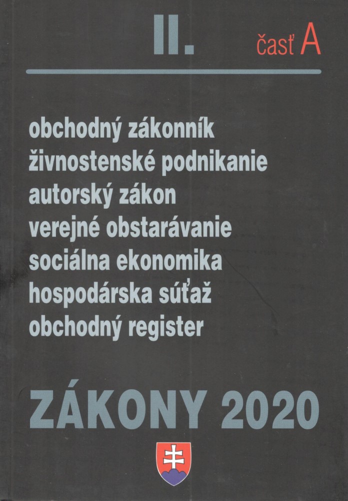 Zákony 2020 II. časť A