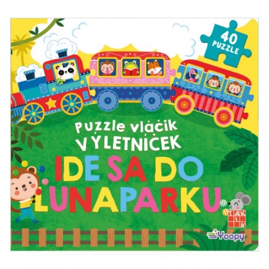 Puzzle vláčik Výletníček: Ide sa do lunaparku