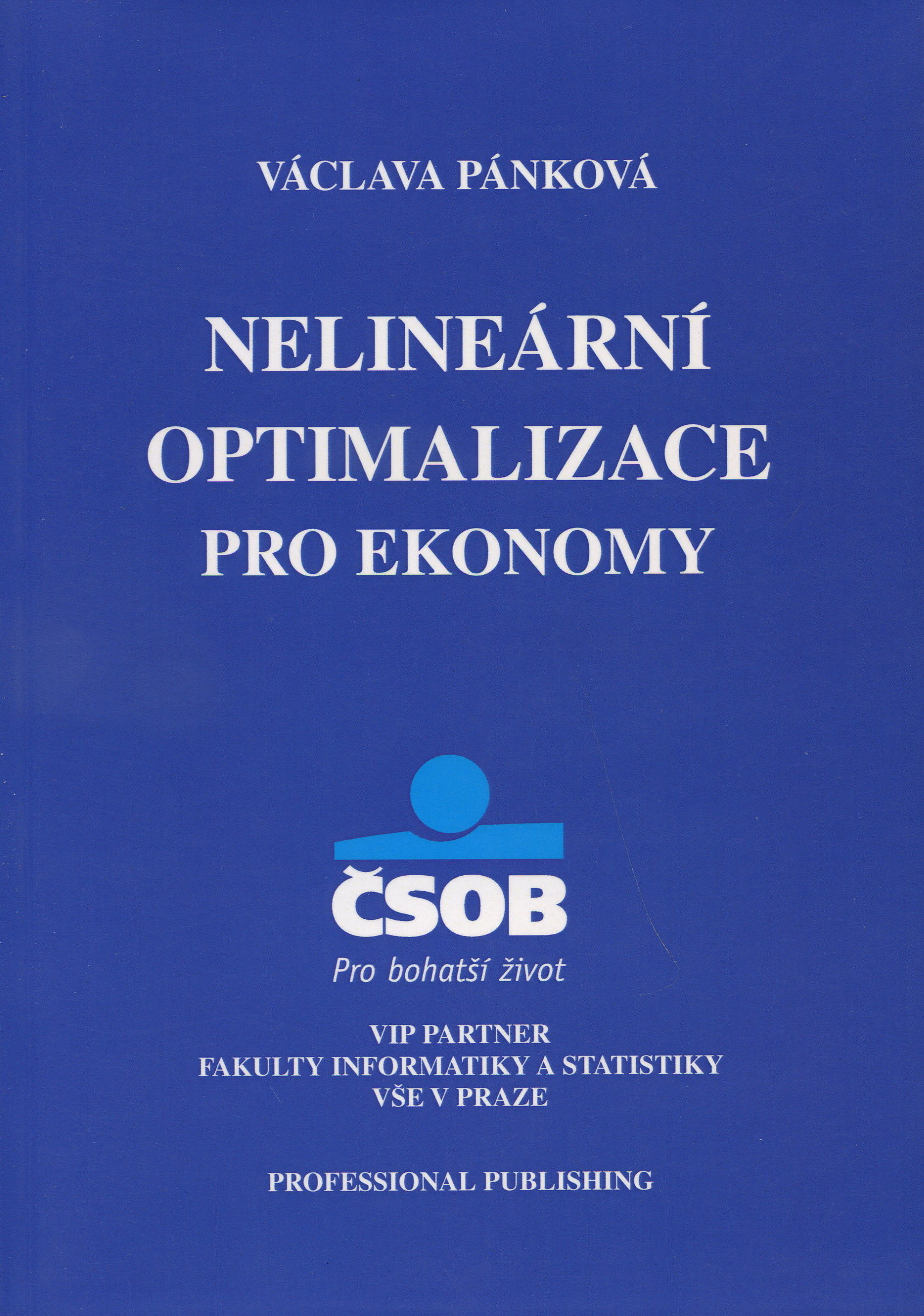 Nelineární optimalizace pro ekonomy