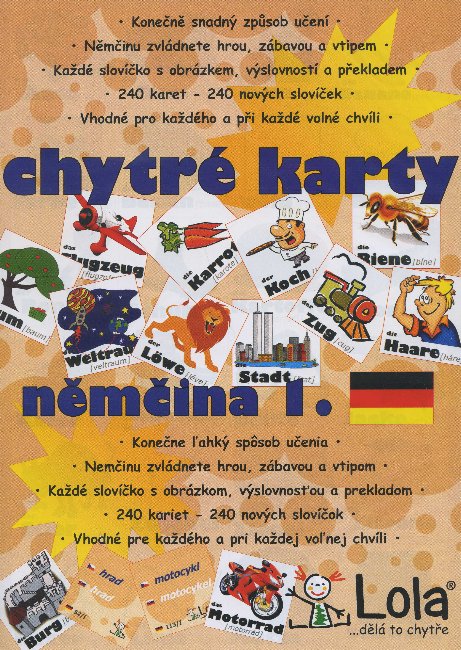 Chytré karty: Němčina slovička 1