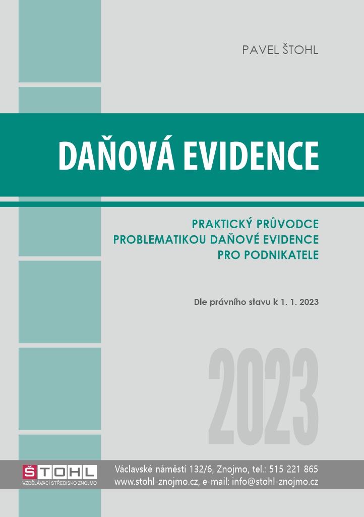 Daňová evidence 2023 - praktický průvodce